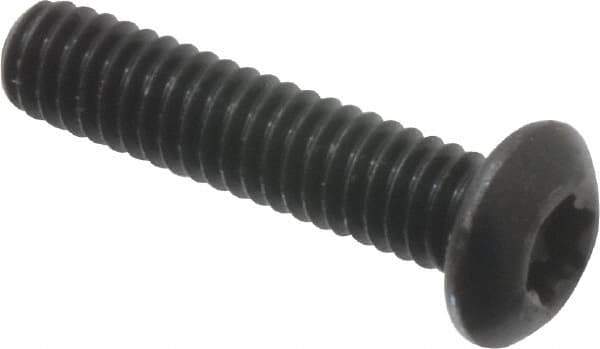 Camcar - #8-32 UNC Torx Plus Drive, Button Screw - Alloy Steel, Black Oxide Finish, Fully Threaded, 3/4" Length Under Head - Apex Tool & Supply