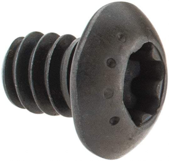 Camcar - #10-24 UNC Torx Plus Drive, Button Screw - Alloy Steel, Black Oxide Finish, Fully Threaded, 1/4" Length Under Head - Apex Tool & Supply