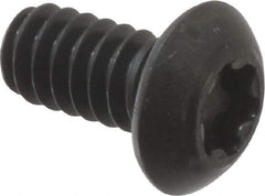 Camcar - #10-24 UNC Torx Plus Drive, Button Screw - Alloy Steel, Black Oxide Finish, Fully Threaded, 3/8" Length Under Head - Apex Tool & Supply