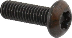 Camcar - #10-32 UNF Torx Plus Drive, Button Screw - Alloy Steel, Black Oxide Finish, Fully Threaded, 5/8" Length Under Head - Apex Tool & Supply
