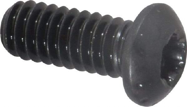 Camcar - 1/4-20 UNC Torx Plus Drive, Button Screw - Alloy Steel, Black Oxide Finish, Fully Threaded, 5/8" Length Under Head - Apex Tool & Supply