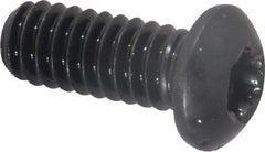 Camcar - 1/4-20 UNC Torx Plus Drive, Button Screw - Alloy Steel, Black Oxide Finish, Fully Threaded, 5/8" Length Under Head - Apex Tool & Supply