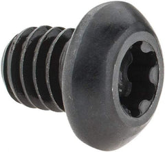 Camcar - 5/16-18 UNC Torx Plus Drive, Button Screw - Alloy Steel, Black Oxide Finish, Fully Threaded, 3/8" Length Under Head - Apex Tool & Supply