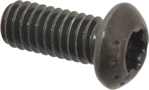 Camcar - 5/16-18 UNC Torx Plus Drive, Button Screw - Alloy Steel, Black Oxide Finish, Fully Threaded, 3/4" Length Under Head - Apex Tool & Supply