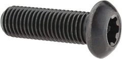 Camcar - 5/16-24 UNF Torx Plus Drive, Button Screw - Alloy Steel, Black Oxide Finish, Fully Threaded, 1" Length Under Head - Apex Tool & Supply