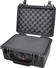 Pelican Products, Inc. - 7-51/64" Wide x 7-9/16" Deep x 4-19/64" High, Clamshell Hard Case - Black, Plastic - Apex Tool & Supply