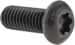 Camcar - 3/8-16 UNC Torx Plus Drive, Button Screw - Alloy Steel, Black Oxide Finish, Fully Threaded, 1" Length Under Head - Apex Tool & Supply