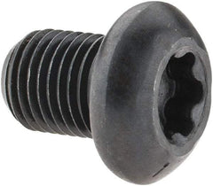 Camcar - 3/8-24 UNF Torx Plus Drive, Button Screw - Alloy Steel, Black Oxide Finish, Fully Threaded, 1/2" Length Under Head - Apex Tool & Supply