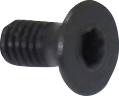 Holo-Krome - M3x0.50 Metric Coarse Hex Socket Drive, 90° Flat Screw - Grade 12.9 Alloy Steel, Black Oxide Finish, 6mm OAL - Apex Tool & Supply