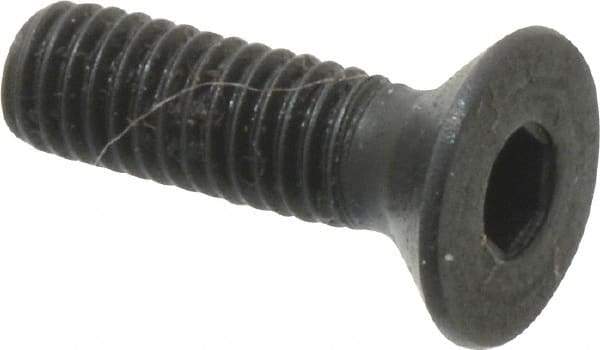 Holo-Krome - M3x0.50 Metric Coarse Hex Socket Drive, 90° Flat Screw - Grade 12.9 Alloy Steel, Black Oxide Finish, 10mm OAL - Apex Tool & Supply