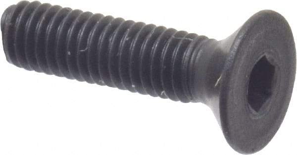 Holo-Krome - M3x0.50 Metric Coarse Hex Socket Drive, 90° Flat Screw - Grade 12.9 Alloy Steel, Black Oxide Finish, 12mm OAL - Apex Tool & Supply