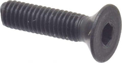 Holo-Krome - M3x0.50 Metric Coarse Hex Socket Drive, 90° Flat Screw - Grade 12.9 Alloy Steel, Black Oxide Finish, 12mm OAL - Apex Tool & Supply