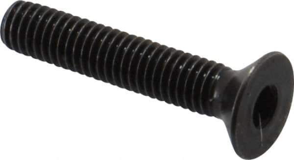 Holo-Krome - M3x0.50 Metric Coarse Hex Socket Drive, 90° Flat Screw - Grade 12.9 Alloy Steel, Black Oxide Finish, 16mm OAL - Apex Tool & Supply