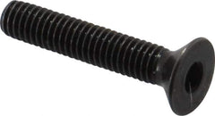 Holo-Krome - M3x0.50 Metric Coarse Hex Socket Drive, 90° Flat Screw - Grade 12.9 Alloy Steel, Black Oxide Finish, 16mm OAL - Apex Tool & Supply