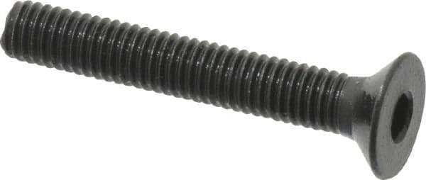 Holo-Krome - M3x0.50 Metric Coarse Hex Socket Drive, 90° Flat Screw - Grade 12.9 Alloy Steel, Black Oxide Finish, 20mm OAL - Apex Tool & Supply