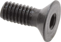 Holo-Krome - M4x0.70 Metric Coarse Hex Socket Drive, 90° Flat Screw - Grade 12.9 Alloy Steel, Black Oxide Finish, 10mm OAL - Apex Tool & Supply
