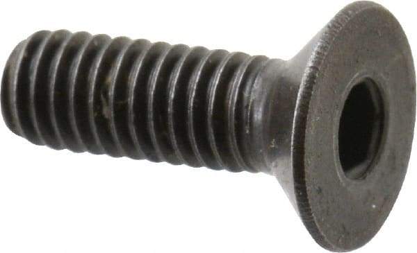 Holo-Krome - M4x0.70 Metric Coarse Hex Socket Drive, 90° Flat Screw - Grade 12.9 Alloy Steel, Black Oxide Finish, 12mm OAL - Apex Tool & Supply