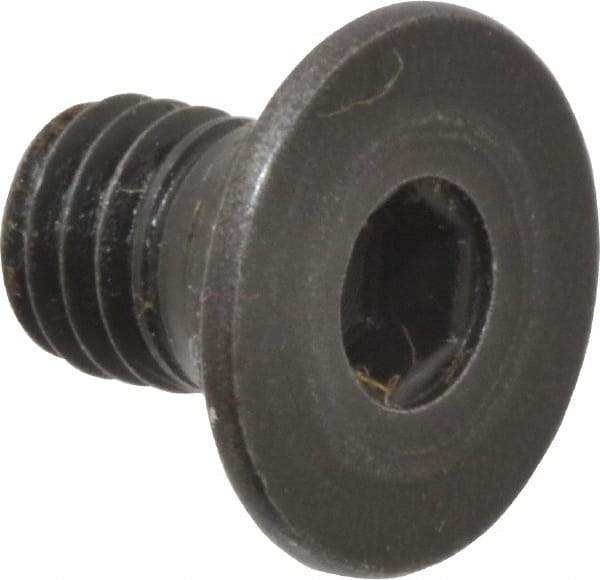 Holo-Krome - M5x0.80 Metric Coarse Hex Socket Drive, 90° Flat Screw - Grade 12.9 Alloy Steel, Black Oxide Finish, Fully Threaded, 8mm OAL - Apex Tool & Supply