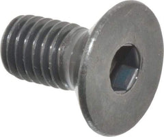 Holo-Krome - M8x1.25 Metric Coarse Hex Socket Drive, 90° Flat Screw - Grade 12.9 Alloy Steel, Black Oxide Finish, Fully Threaded, 16mm OAL - Apex Tool & Supply