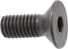Holo-Krome - M8x1.25 Metric Coarse Hex Socket Drive, 90° Flat Screw - Grade 12.9 Alloy Steel, Black Oxide Finish, Fully Threaded, 20mm OAL - Apex Tool & Supply