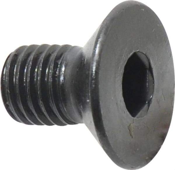 Holo-Krome - M12x1.75 Metric Coarse Hex Socket Drive, 90° Flat Screw - Grade 12.9 Alloy Steel, Black Oxide Finish, Fully Threaded, 20mm OAL - Apex Tool & Supply