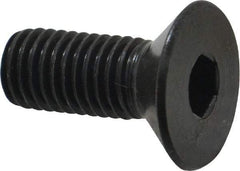 Holo-Krome - M12x1.75 Metric Coarse Hex Socket Drive, 90° Flat Screw - Grade 12.9 Alloy Steel, Black Oxide Finish, Fully Threaded, 30mm OAL - Apex Tool & Supply