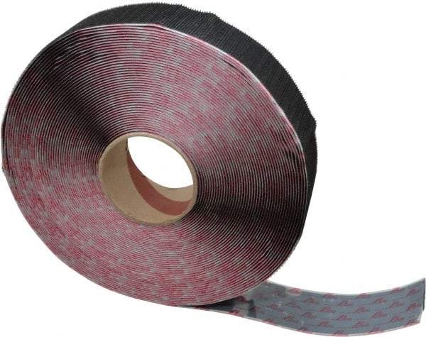 VELCRO Brand - 2" Wide x 25 Yd Long Adhesive Backed Hook Roll - Continuous Roll, Black - Apex Tool & Supply