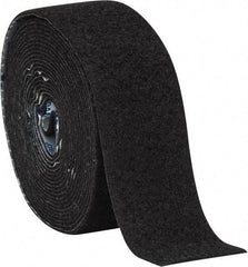 VELCRO Brand - 2" Wide x 5 Yd Long Adhesive Backed Loop Roll - Continuous Roll, Black - Apex Tool & Supply