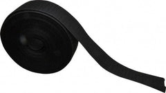 VELCRO Brand - 2" Wide x 10 Yd Long Sew On Hook & Loop Roll - Continuous Roll, Black - Apex Tool & Supply