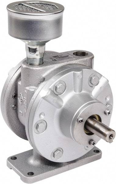 Gast - 4 hp Reversible Foot Air Actuated Motor - 0:00 Gear Ratio, 3,000 Max RPM, 1.36" Shaft Length, 5/8" Shaft Diam - Apex Tool & Supply
