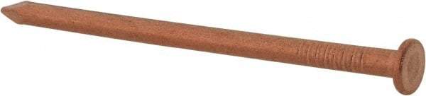 Made in USA - 8D, 10 Gauge, 2-1/2" OAL Common Nails - Smooth Shank, Copper - Apex Tool & Supply