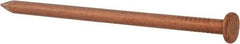 Made in USA - 10D, 9 Gauge, 3" OAL Common Nails - Smooth Shank, Copper - Apex Tool & Supply
