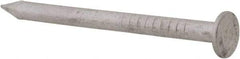 Made in USA - 4D, 12 Gauge, 1-1/2" OAL Common Nails - Smooth Shank, Aluminum - Apex Tool & Supply