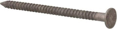 Made in USA - 3D, 14 Gauge, 1-1/4" OAL Common Nails - Ring Shank, 316 Stainless Steel - Apex Tool & Supply