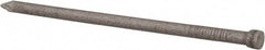 Made in USA - 8D, 12 Gauge, 2-1/2" OAL Finishing Nails - Smooth Shank, 18-8 Stainless Steel - Apex Tool & Supply