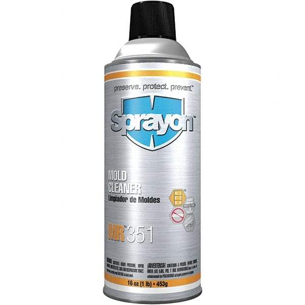 Sprayon - 16 Ounce Aerosol Can, Clear, Mold Cleaner - Apex Tool & Supply