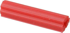 Value Collection - 15/64" Diam, 15/64" Drill, 1" OAL, Plug Concrete Anchor - Plastic - Apex Tool & Supply