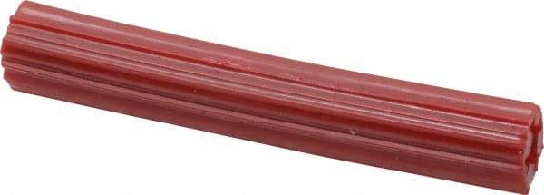 Value Collection - 15/64" Diam, 15/64" Drill, 1-1/2" OAL, Plug Concrete Anchor - Plastic - Apex Tool & Supply