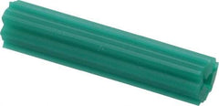 Value Collection - 1/4" Diam, 1/4" Drill, 1-1/4" OAL, Plug Concrete Anchor - Plastic - Apex Tool & Supply