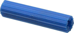 Value Collection - 5/16" Diam, 5/16" Drill, 1-1/2" OAL, 1-1/8" Min Embedment Plug Concrete Anchor - Plastic - Apex Tool & Supply