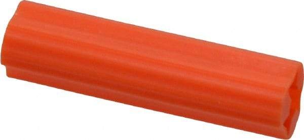 Value Collection - 3/8" Diam, 3/8" Drill, 1-1/2" OAL, 1-1/8" Min Embedment Plug Concrete Anchor - Plastic - Apex Tool & Supply