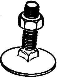 Value Collection - 5/16-18, 1" OAL, 1-3/16" Head Diam, Stainless Steel Elevator Bolt - Flat Head, UNC Thread, Grade 18-8 - Apex Tool & Supply