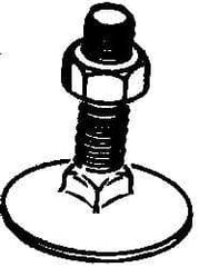 Value Collection - 5/16-18, 1" OAL, 1-3/16" Head Diam, Stainless Steel Elevator Bolt - Flat Head, UNC Thread, Grade 18-8 - Apex Tool & Supply