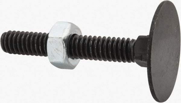 Value Collection - 1/4-20, 1-3/4" OAL, 31/32" Head Diam, Steel Elevator Bolt - Uncoated, Flat Head, UNC Thread, Grade 2 - Apex Tool & Supply