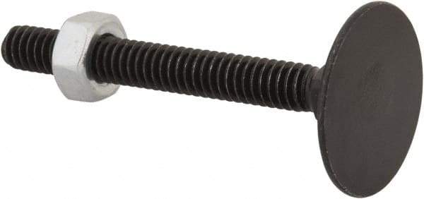 Value Collection - 1/4-20, 2-1/4" OAL, 31/32" Head Diam, Steel Elevator Bolt - Uncoated, Flat Head, UNC Thread, Grade 2 - Apex Tool & Supply