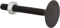 Value Collection - 1/4-20, 2-1/4" OAL, 31/32" Head Diam, Steel Elevator Bolt - Uncoated, Flat Head, UNC Thread, Grade 2 - Apex Tool & Supply
