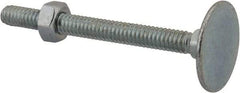 Value Collection - 1/4-20, 2-3/4" OAL, 31/32" Head Diam, Steel Elevator Bolt - Uncoated, Flat Head, UNC Thread, Grade 2 - Apex Tool & Supply