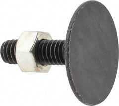 Value Collection - 5/16-18, 1-1/4" OAL, 1-3/16" Head Diam, Steel Elevator Bolt - Uncoated, Flat Head, UNC Thread, Grade 2 - Apex Tool & Supply