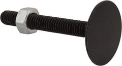 Value Collection - 5/16-18, 2-1/2" OAL, 1-3/16" Head Diam, Steel Elevator Bolt - Uncoated, Flat Head, UNC Thread, Grade 2 - Apex Tool & Supply