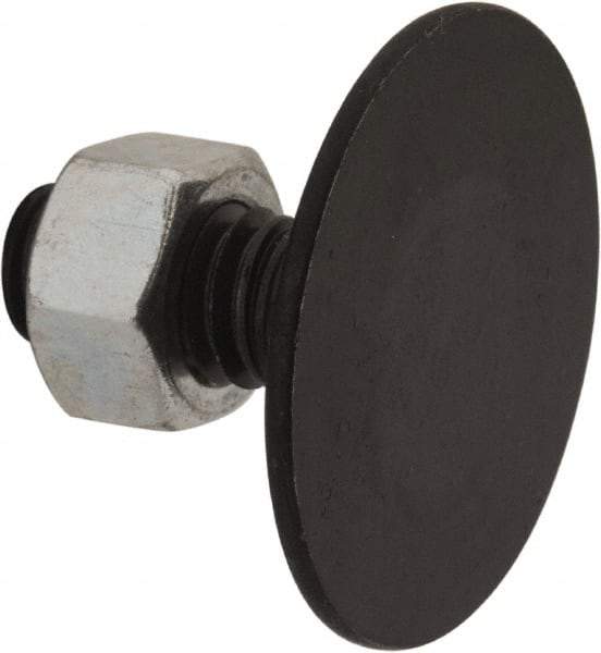 Value Collection - 3/8-16, 1" OAL, 1-5/16" Head Diam, Steel Elevator Bolt - Uncoated, Flat Head, UNC Thread, Grade 2 - Apex Tool & Supply